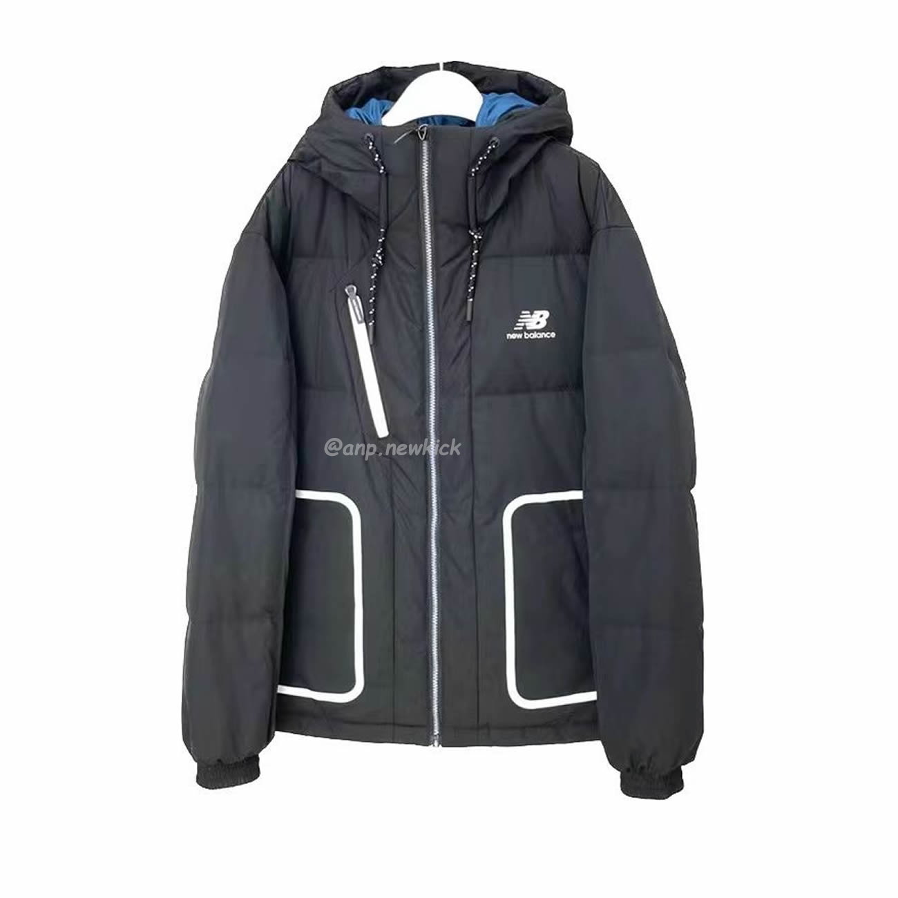 New Balance Nb Thickened Warm Down Jacket White Beige Black (12) - newkick.app